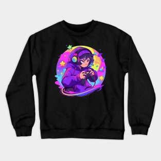 gamer girl Crewneck Sweatshirt